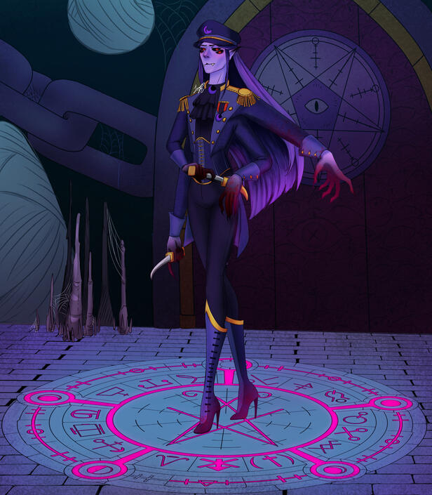 Prime Shamura Cult of the Lamb, humanoid reimagined design